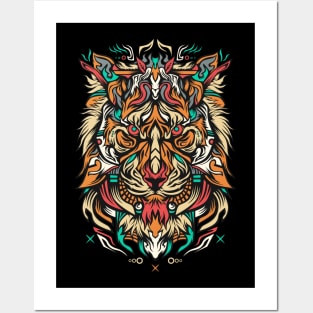 lionza illustration Posters and Art